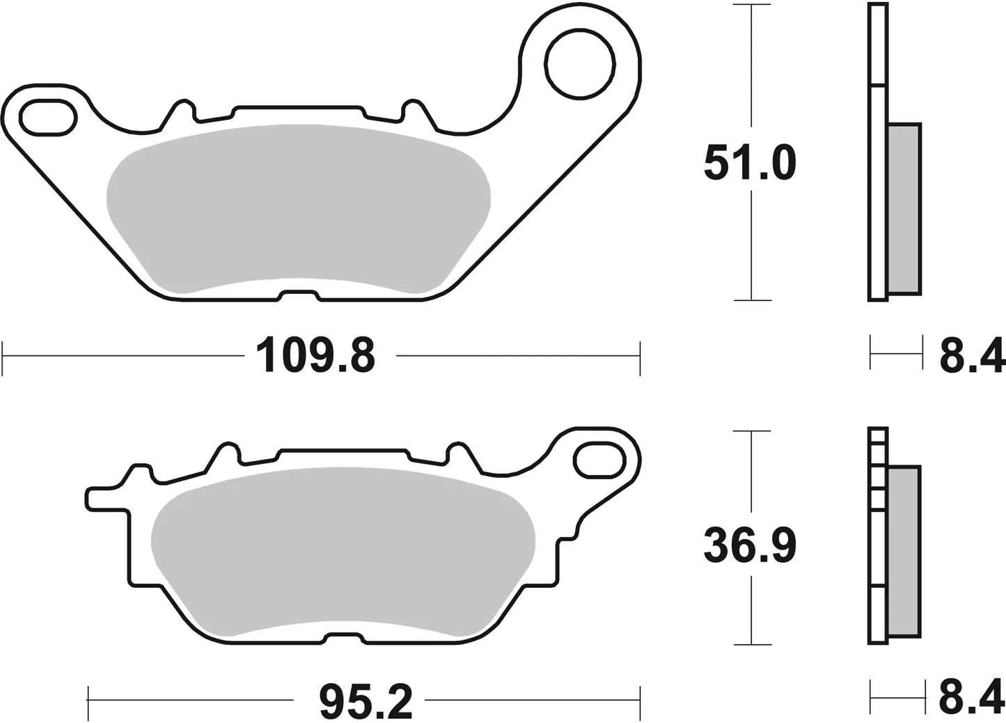 BREMBO 07YA28CC BRAKE PAD