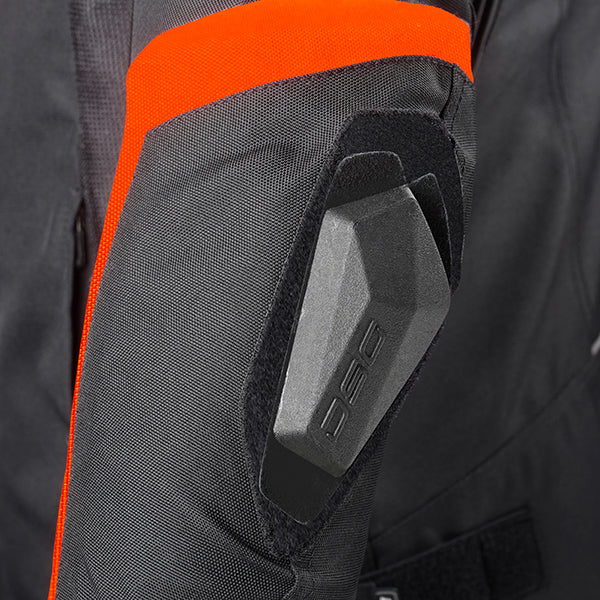 DSG Race Pro V2 Riding Jacket Orange Fluo Black