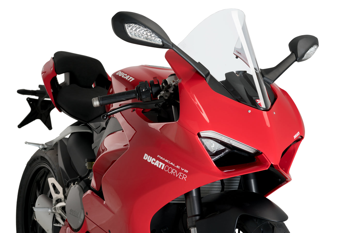 PUIG R-Racer screen for Ducati Panigale V2 2020-24/ Panigale V4 2018-20 - #9690