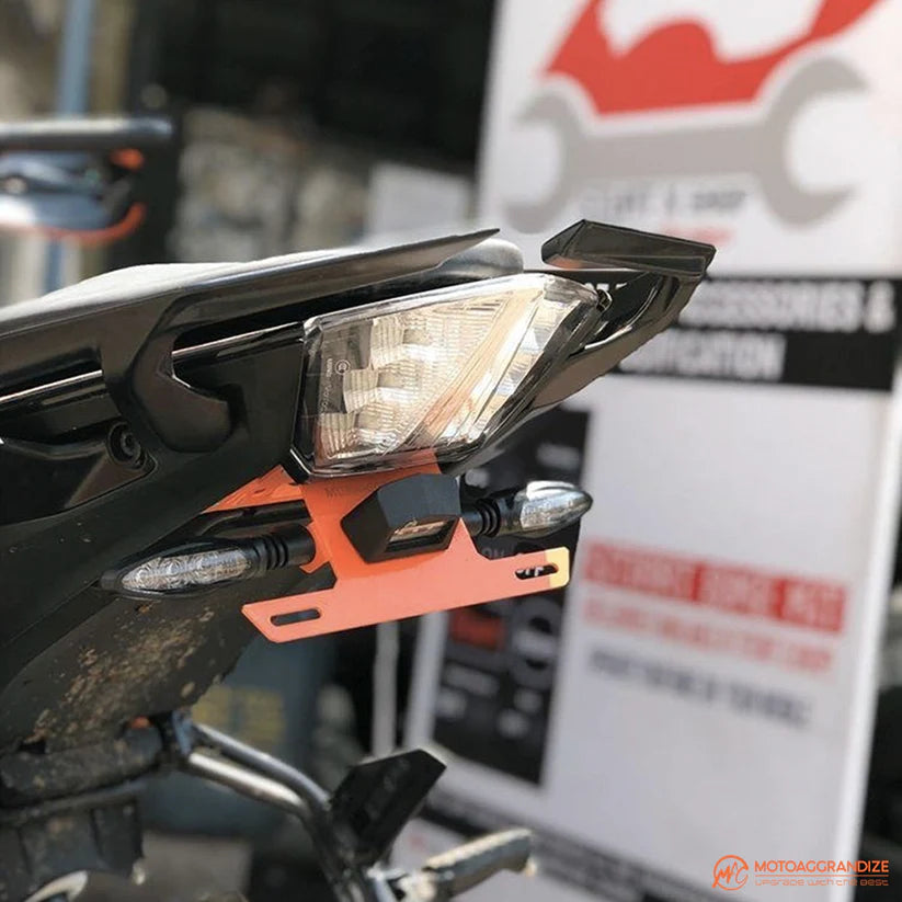 Motoaggrandize Tail Tidy/ Fender Eliminator Compact for KTM Duke 125/ 200/ 250/ 390 (Gen 2)