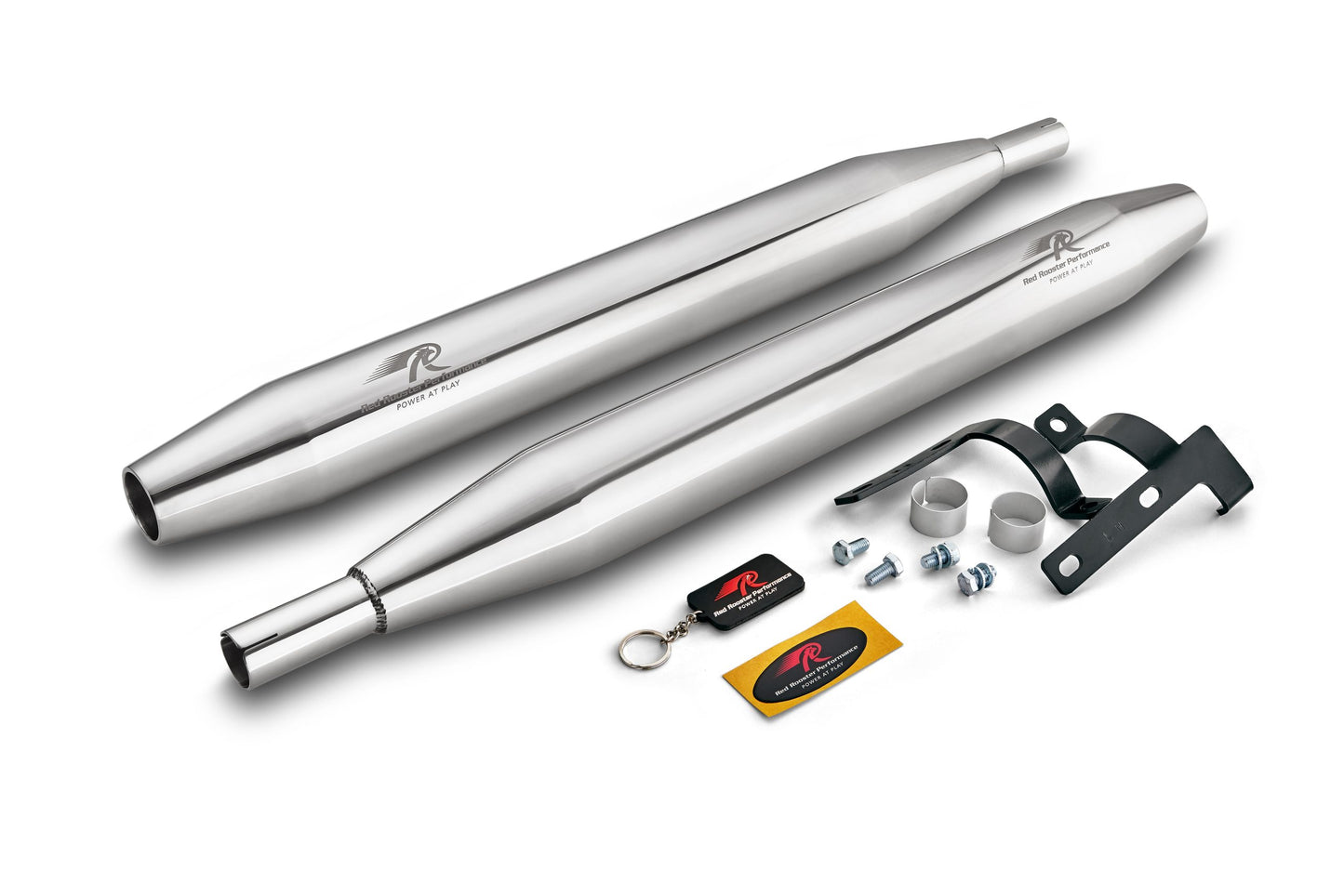 Red Rooster Performance Exhaust Celesta Polish For Jawa Motorcycle