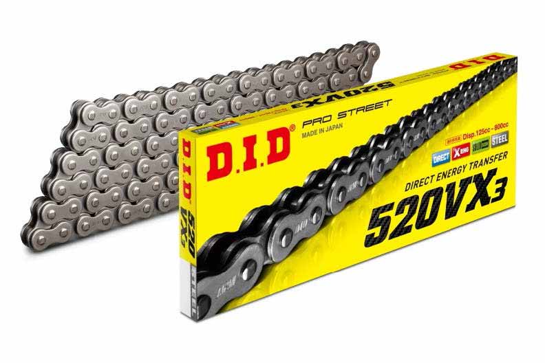DID Chains → 520 Pitch x 118 links (VX3)