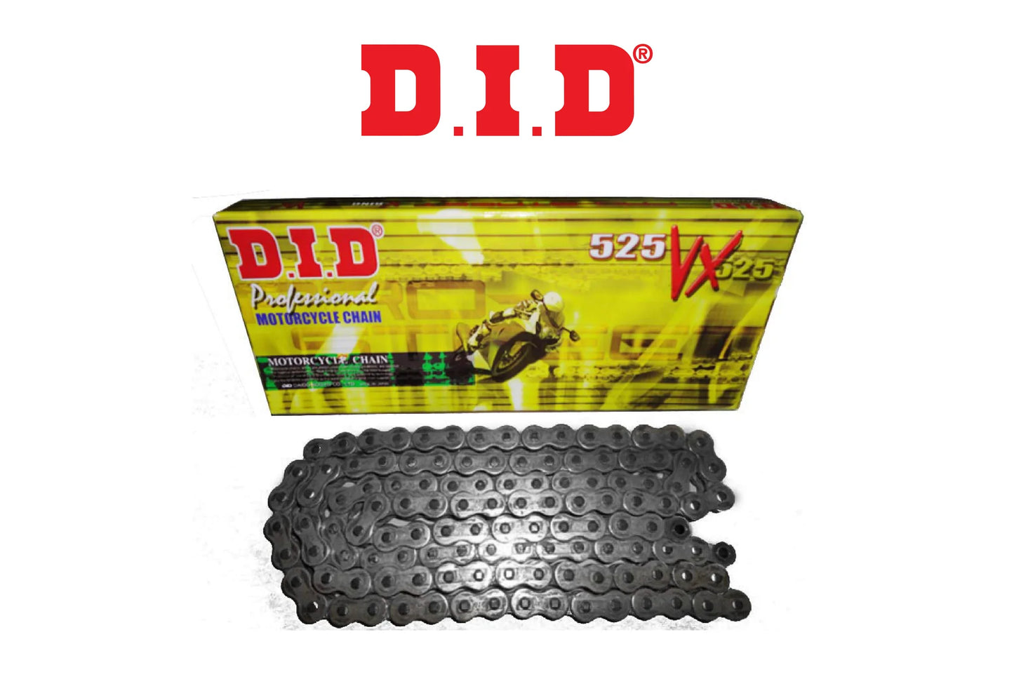 DID Chains → 525 Pitch x 110 links (VX)
