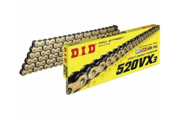DID Chains → 520 Pitch x 114 links (VX3)