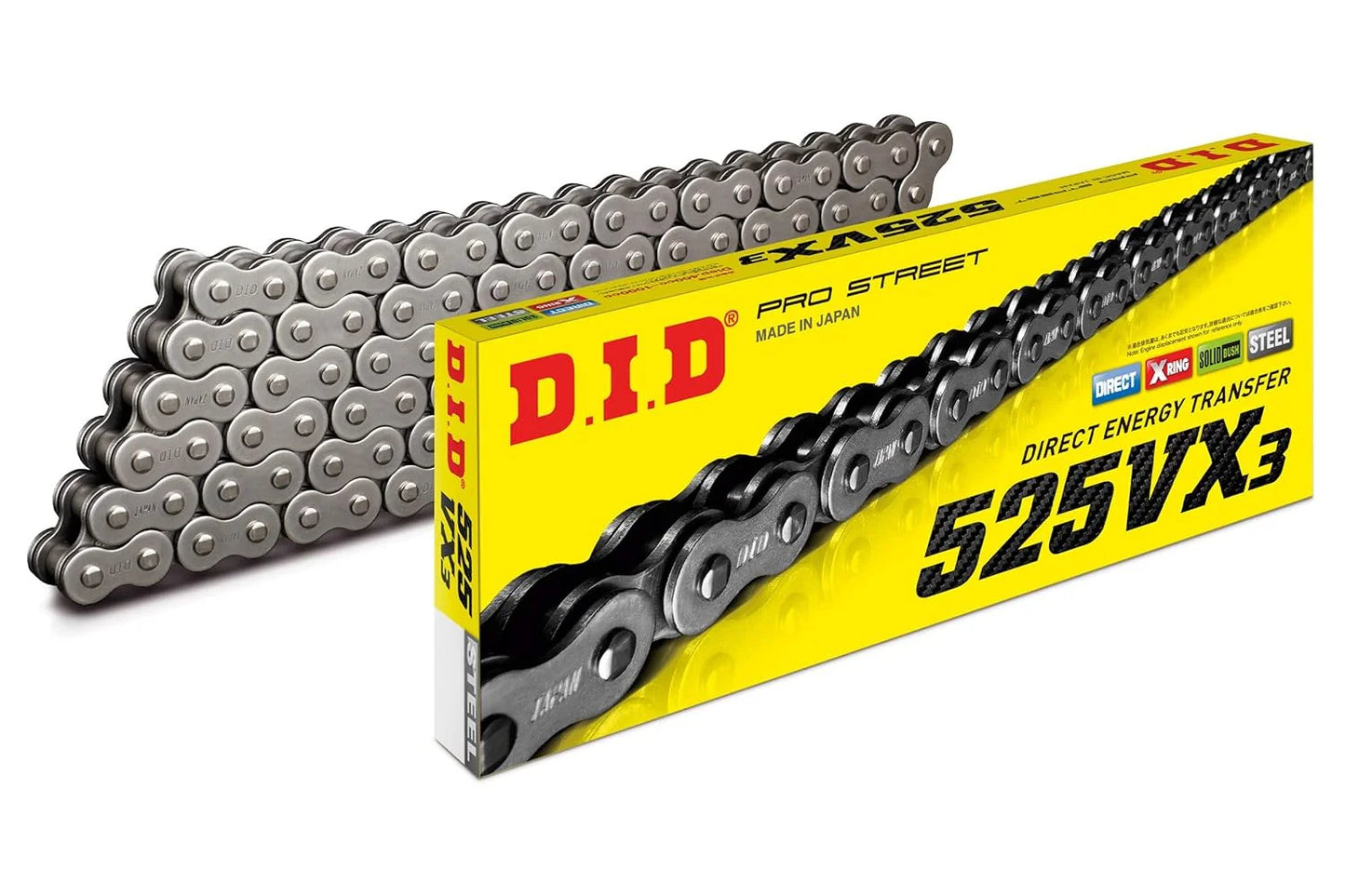 DID Chains → 525 Pitch x 112 links (VX3)