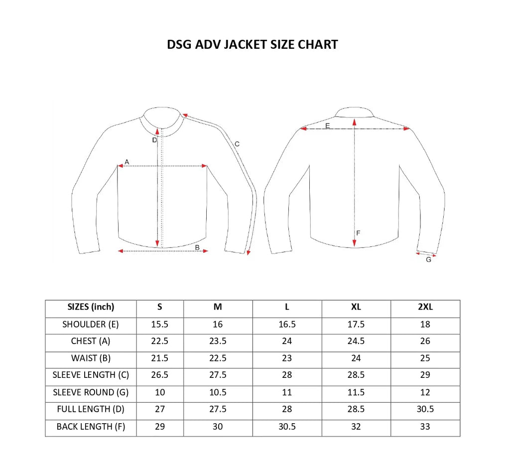 DSG Adv Riding Jacket Black Yellow Fluo