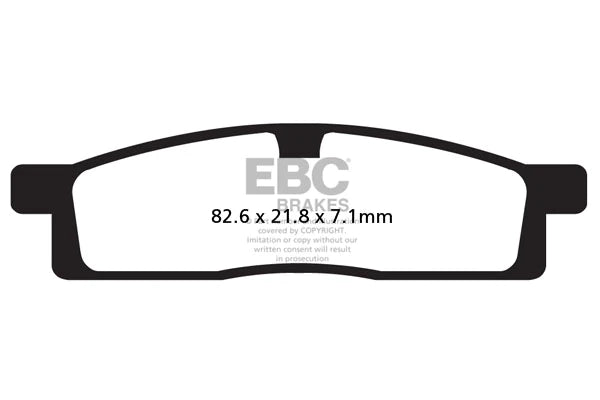 EBC BRAKES - SINTERED FA119R