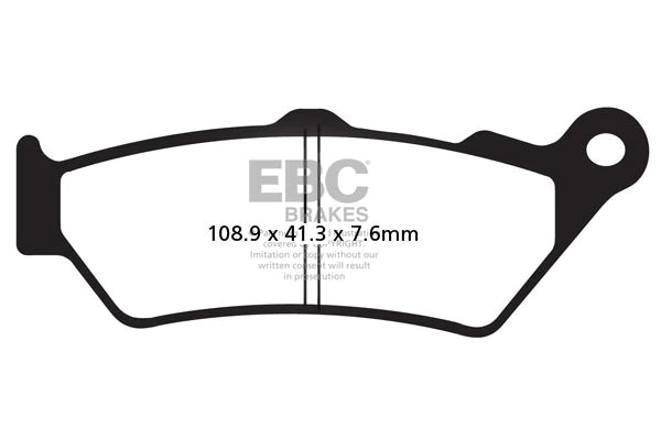 EBC BRAKES - FA209/2V SEMI SINTERED