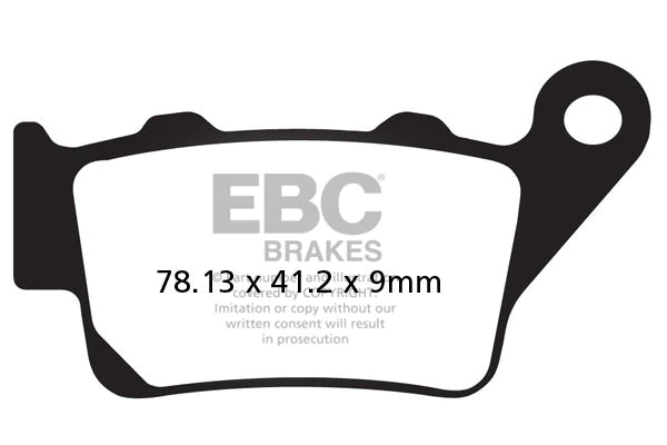 EBC BRAKES - FA213HH FULLY SINTERED (REAR)