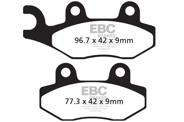 EBC BRAKES - FA228HH FULLY SINTERED