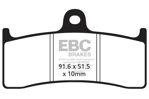 EBC BRAKES - FA249HH FULLY SINTERED