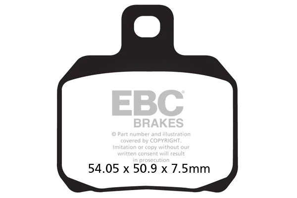 EBC BRAKES - FA266HH FULLY SINTERED (REAR)
