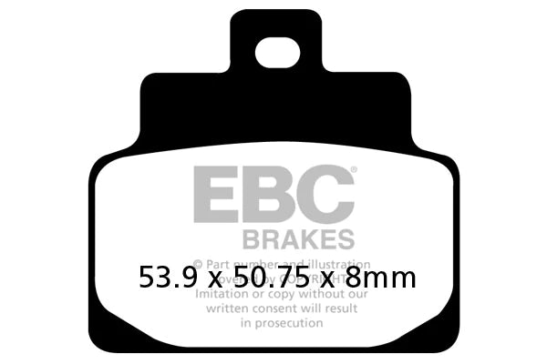 EBC BRAKES - FULLY SINTERED S301HH (FRONT)