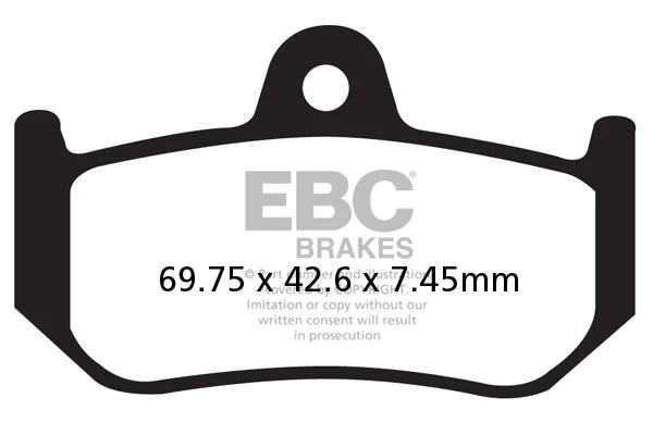 EBC BRAKES -FA320HH FULLY SINTERED (REAR)