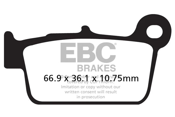 EBC BRAKES - MXS367 MOTOCROSS RACE (REAR)