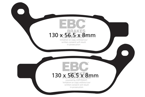 EBC BRAKES - FA458HH FULLY SINTERED (REAR)