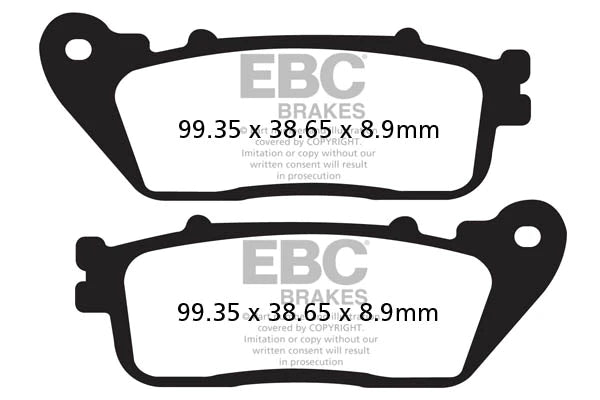 EBC BRAKES - FA488HH FULLY SINTERED