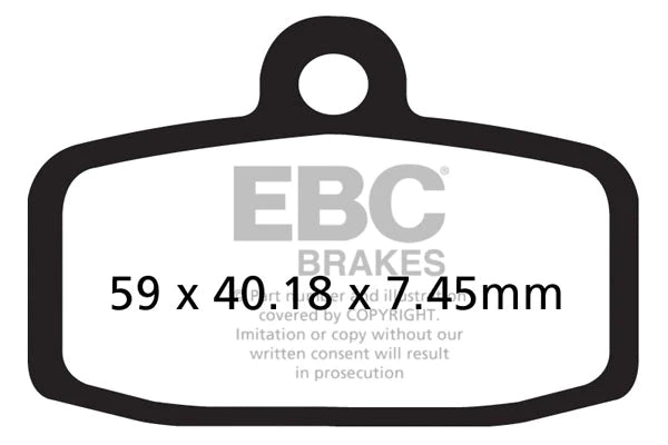 EBC BRAKES - SINTERED FA612R