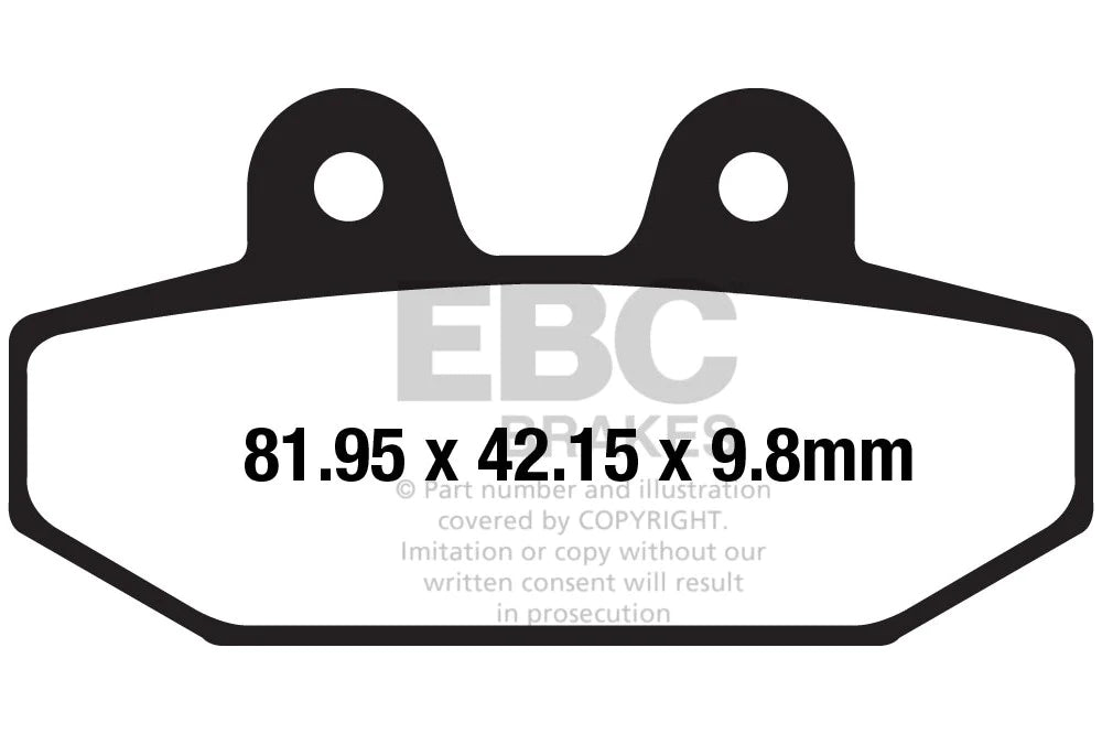 EBC BRAKES - FA710HH FULLY SINTERED