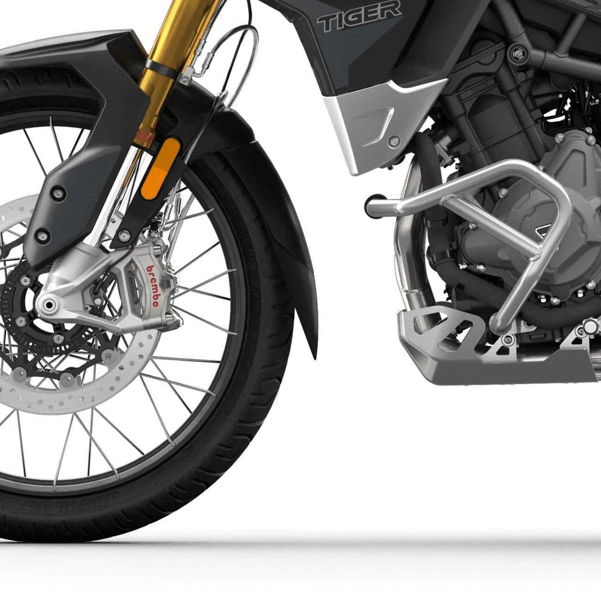 Pyramid Fender Extender for Triumph Tiger 900 Rally (2020+) Matte Black - 056950