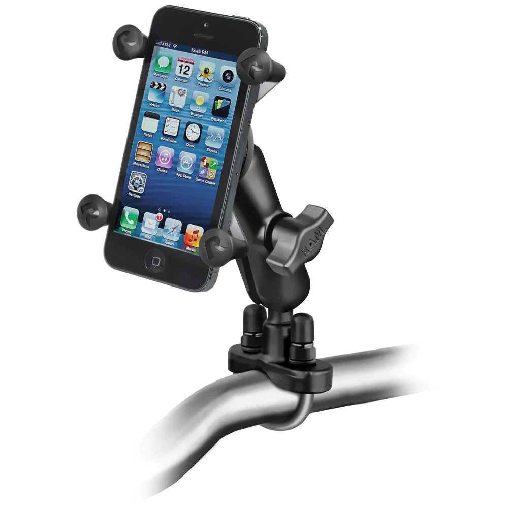 RAM SET - FORK STEM MOUNT X GRIP PHONE CRADLE (LARGE)