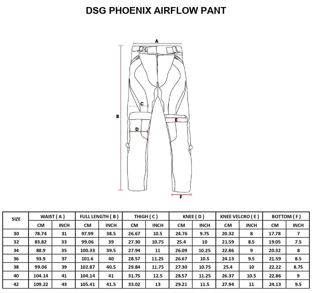 DSG Phoenix Airflow Riding Pant Black
