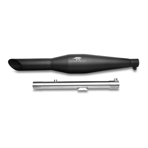 Red Rooster Performance Unibody Rumbler Pro Exhaust – Black Matte For Royal Enfield/ Royal Enfield Classic/ Thunderbird/ Standard