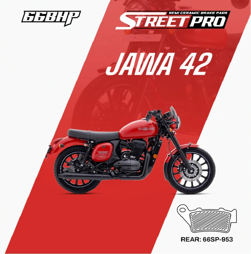 66Bhp Street Pro Semi-Ceramic Brake Pads JAWA 42