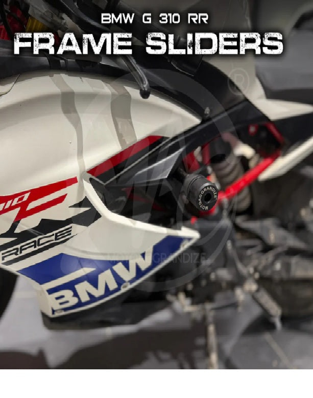Motoaggrandize Frame sliders/Crash protectors for BMW G 310 RR| TVS Apache RR 310