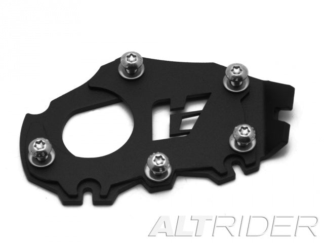 AltRider Side Stand Foot for the BMW R 1200 & R 1250 GS /GSA Lowered - Black