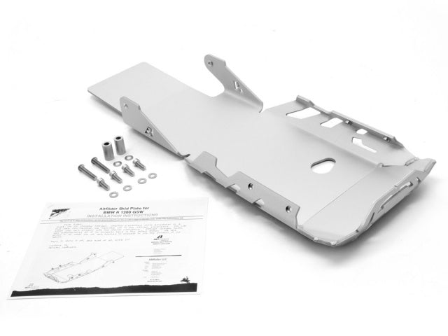 AltRider Skid Plate for the BMW R 1200 GS Water Cooled - Silver - Without Mounting Bracket