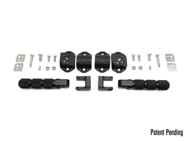 AltRider Universal Highway Foot Pegs for 1.25 inch (31.75 mm) Diameter Bar - Black