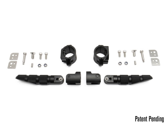 AltRider Universal Highway Foot Pegs for 1.25 inch (31.75 mm) Diameter Bar - Black