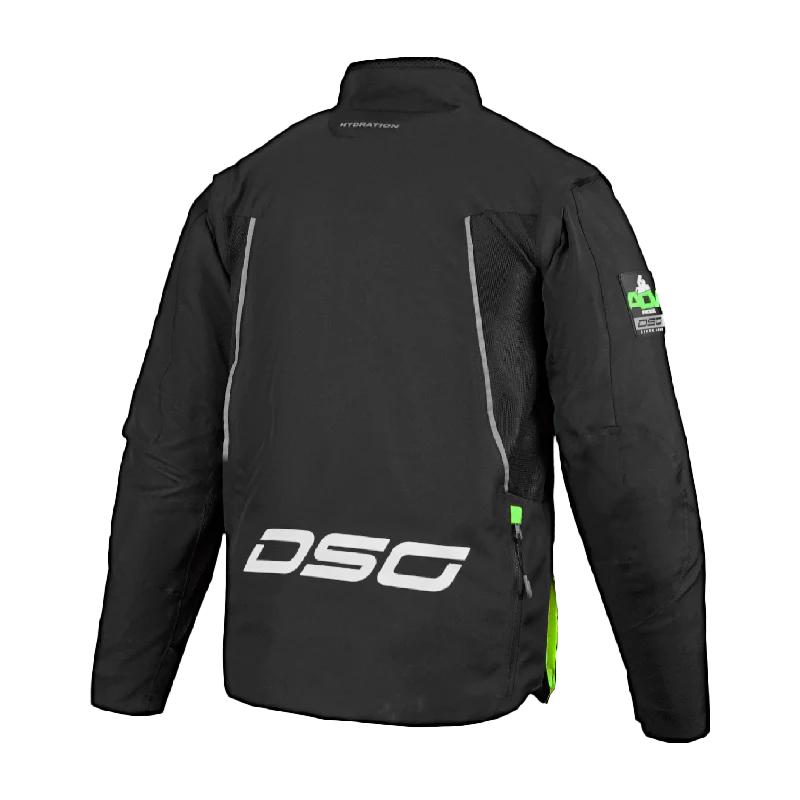 DSG Adv Riding Jacket Black Yellow Fluo