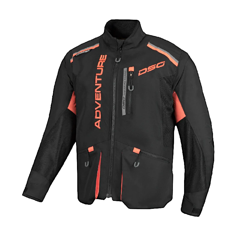 DSG Adv Riding Jacket Black Orange