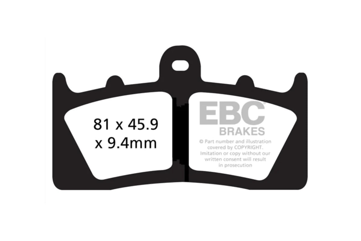 EBC BRAKES - FA613HH FULLY SINTERED (FRONT)