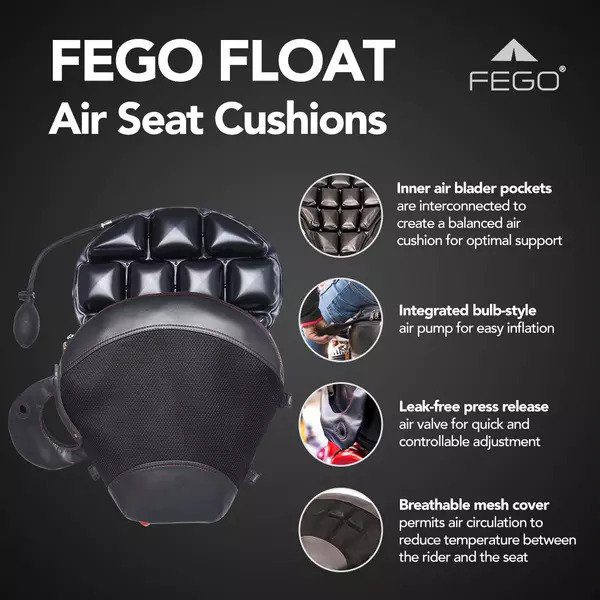 FEGO Float Advanced – Air Seat Cushion for Bikes