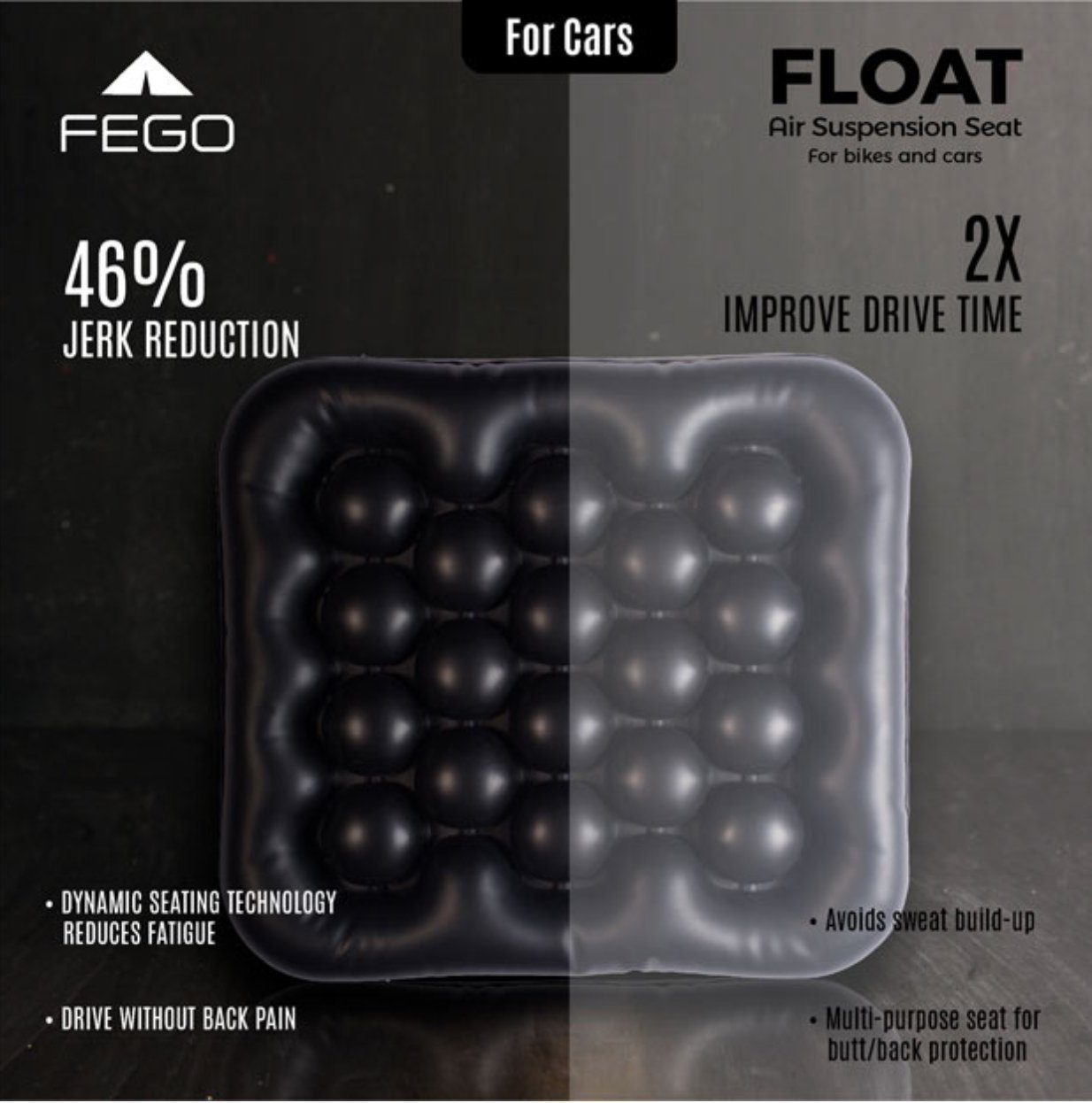 FEGO Float – Air Seat Cushion for Cars