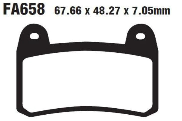 EBC BRAKES - FA658 ORGANIC