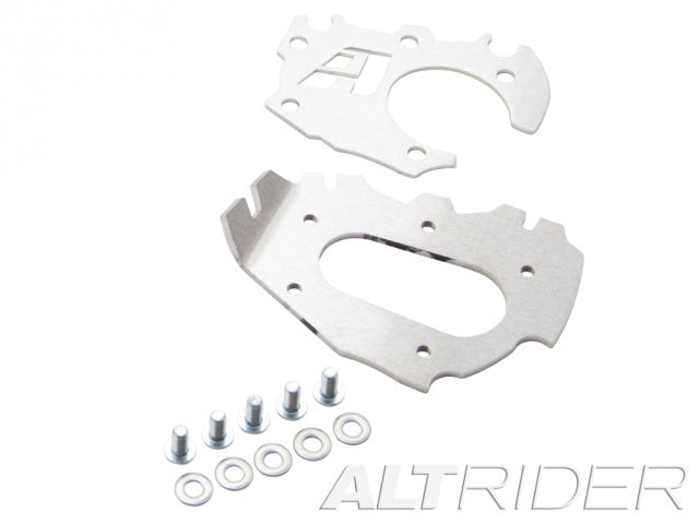 AltRider Side Stand Enlarger Foot for the BMW R 1200 & R 1250 GS Adventure Water Cooled - Silver