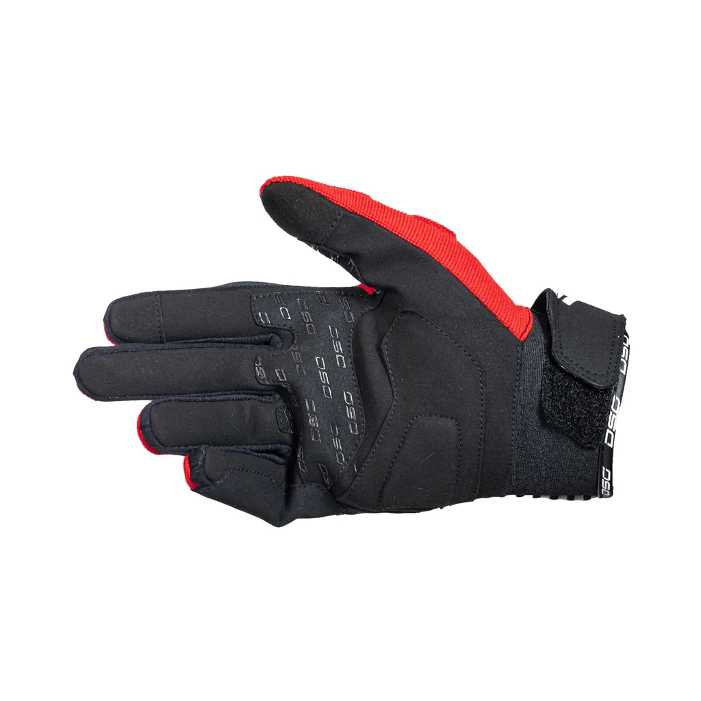 DSG Phoenix Air Riding Glove Black White Red