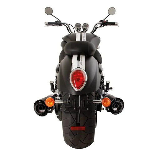 REMUS TRIUMPH ROCKET III ROADSTER - SLIP ON WITH ALUMINIUM BLACK END CAPS
