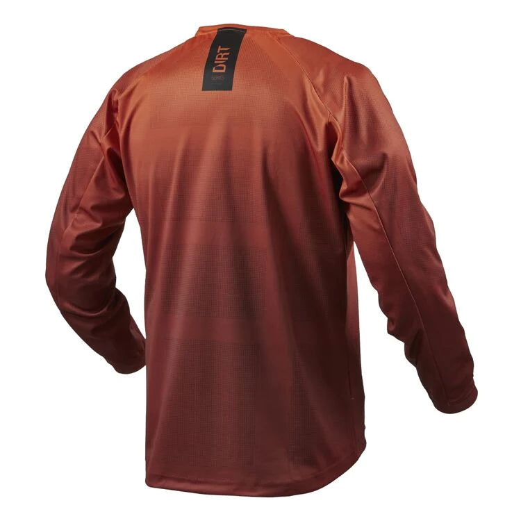Rev'it! Scramble Jersey - Burgundy Orange