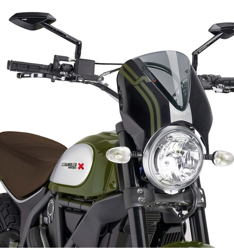 Puig windscreen with Semifairing for Ducati Scrambler 800 2015-25 #7652
