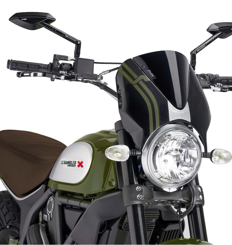 Puig windscreen with Semifairing for Ducati Scrambler 800 2015-25 #7652