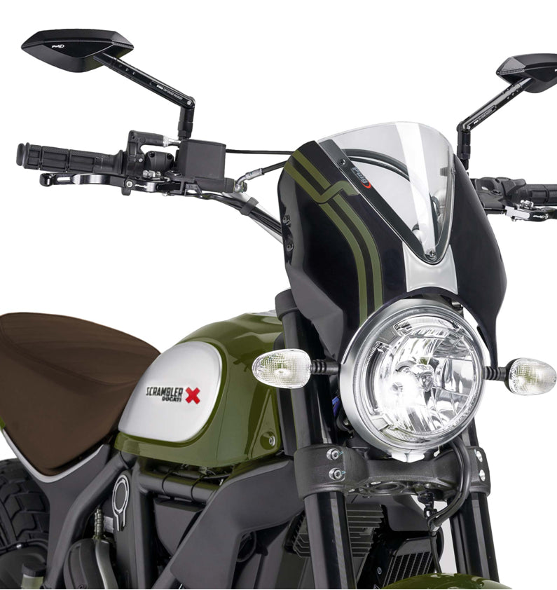 Puig windscreen with Semifairing for Ducati Scrambler 800 2015-25 #7652