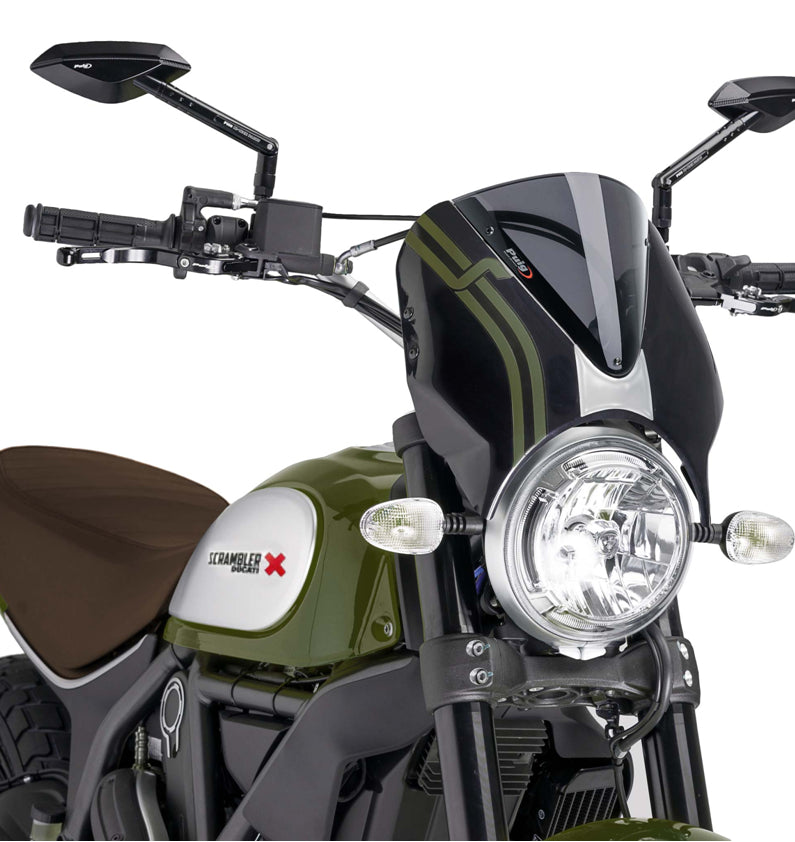 Puig windscreen with Semifairing for Ducati Scrambler 800 2015-25 #7652