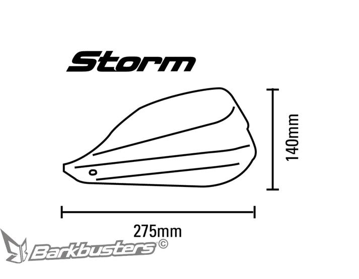 Barkbusters STORM Guards – Black