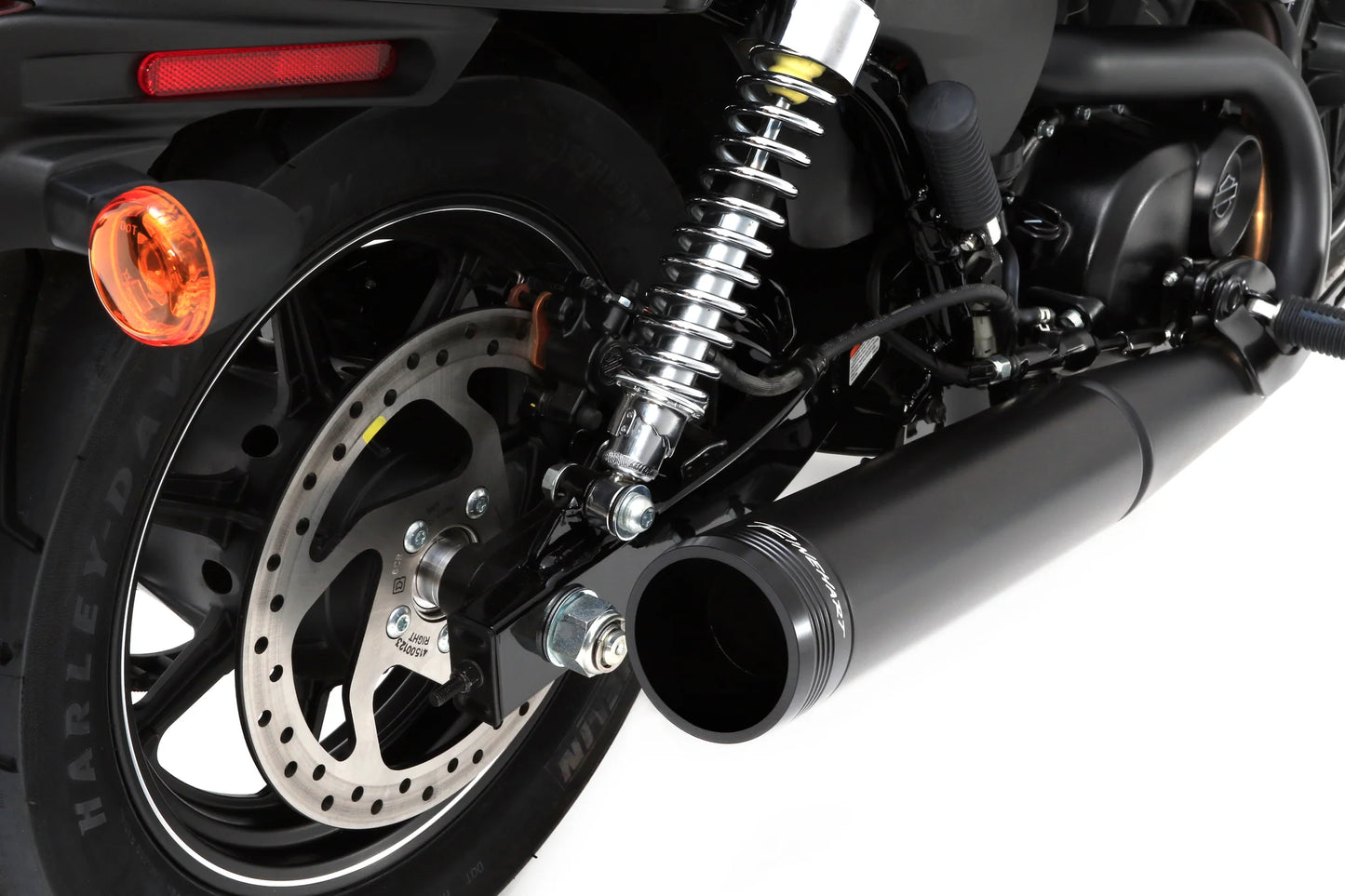 RINEHART HARLEY DAVIDSON STREET 750 / STREET ROD BLACK SLIP-ON