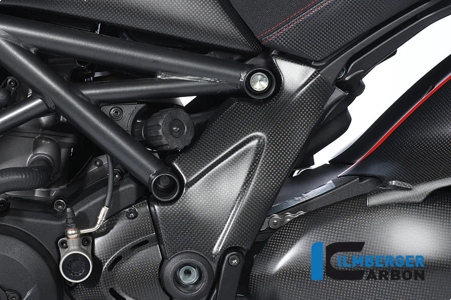 Carbon Frame Cover for Ducati Diavel - Ilmberger Carbon